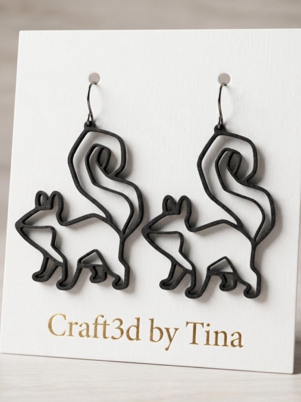 Squirrel Earrings